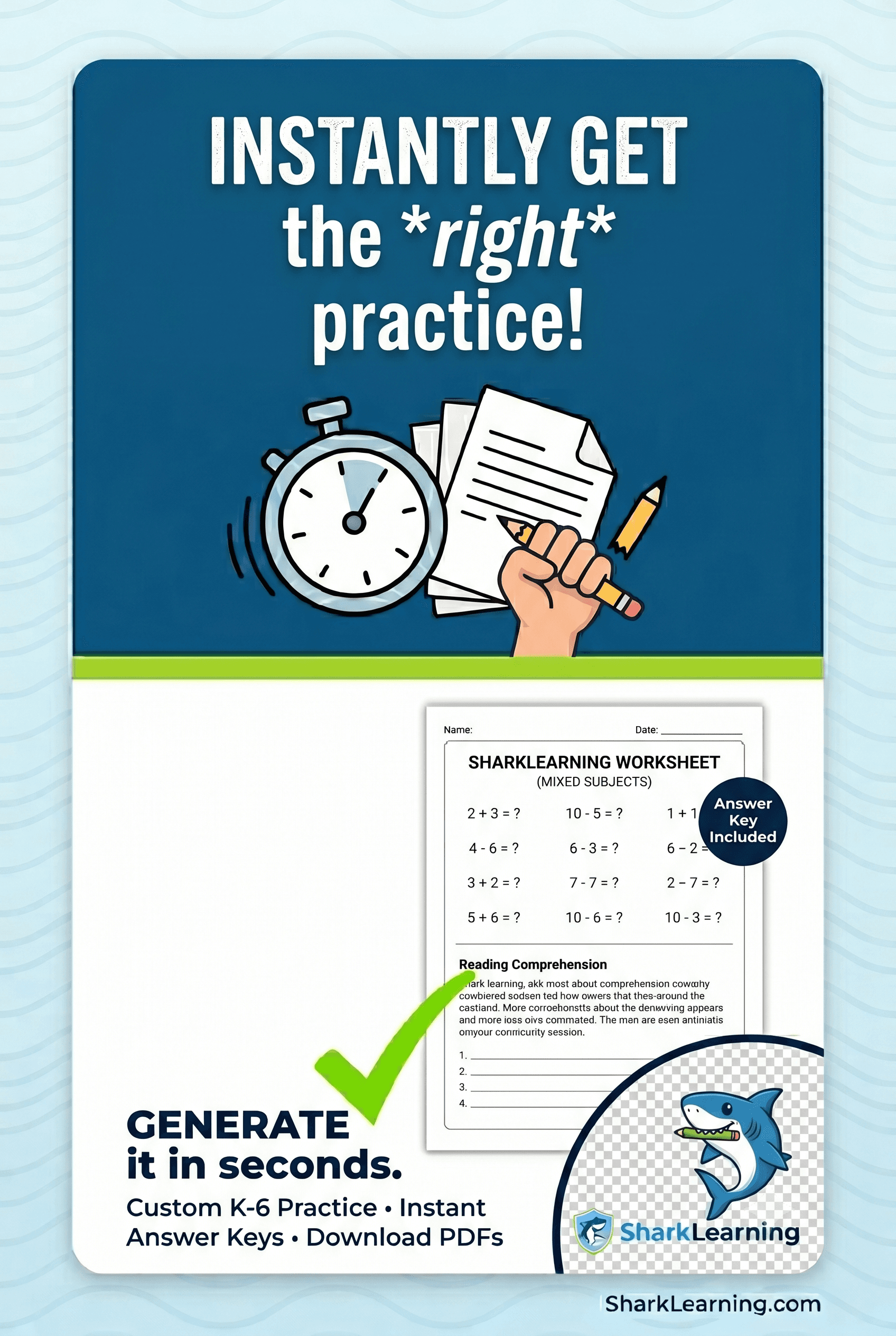Free Addition Worksheets for Elementary Students (Grades K–6, Printable PDFs)